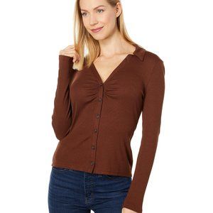 Madewell Brown Button Up